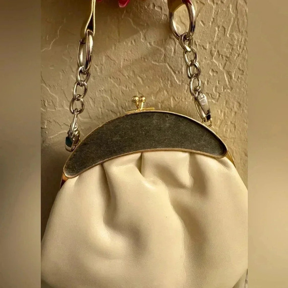 Vintage 80’s Chain Purse Wristlet Shoulder Bag 90’s Kitsch - Picture 10 of 11